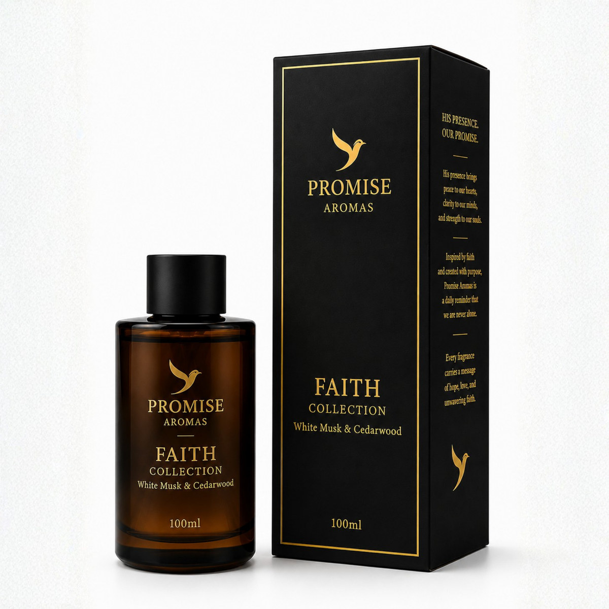 FAITH Reed Diffuser | White Musk & Cedarwood | 100ml